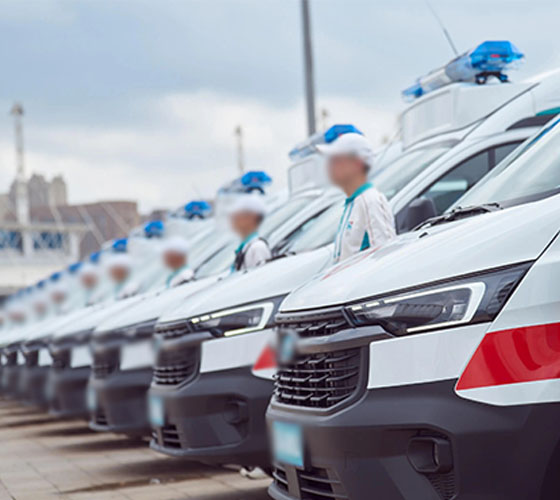 两当县服务车队展示